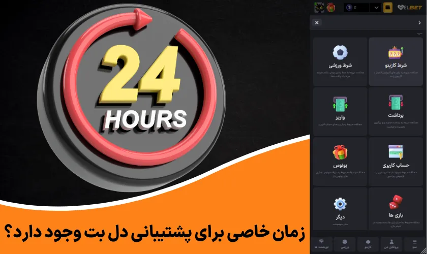 زمان خاصی برای پشتیبانی دل بت وجود دارد؟