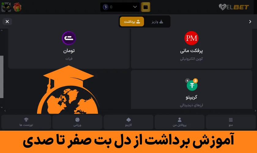 آموزش برداشت از دل بت صفر تا صدی