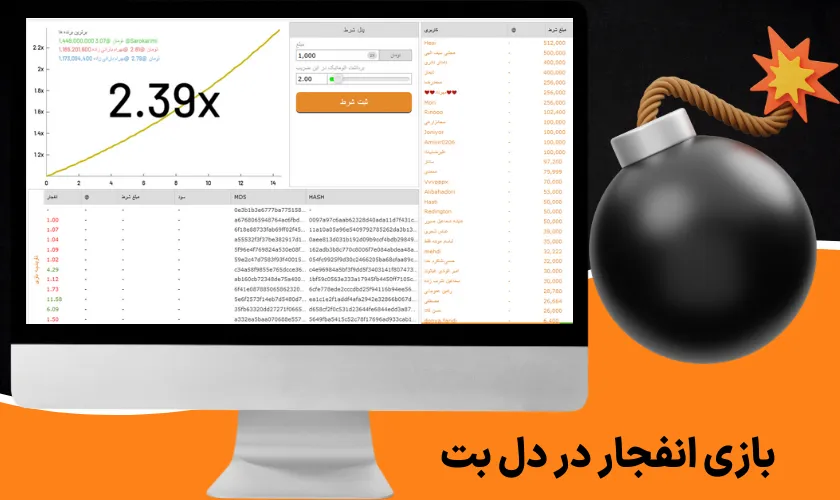 بازی انفجار در دل بت