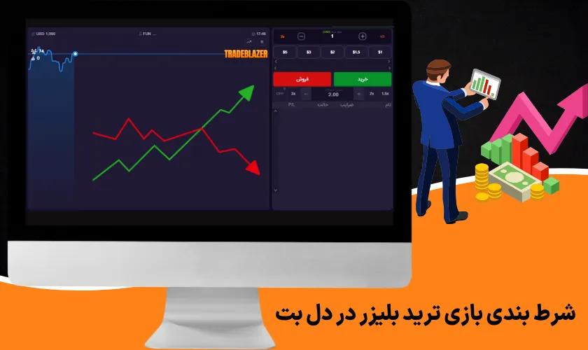 شرط بندی بازی ترید بلیزر در دل بت