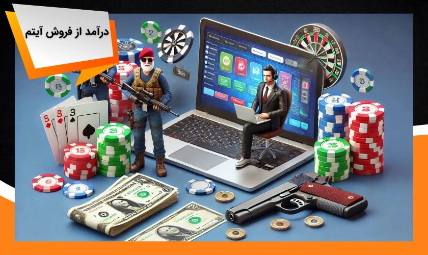 درآمد از فروش آیتم در بازی ها