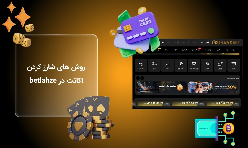 شیوه های شارژ حساب کاربری در بت لحظه